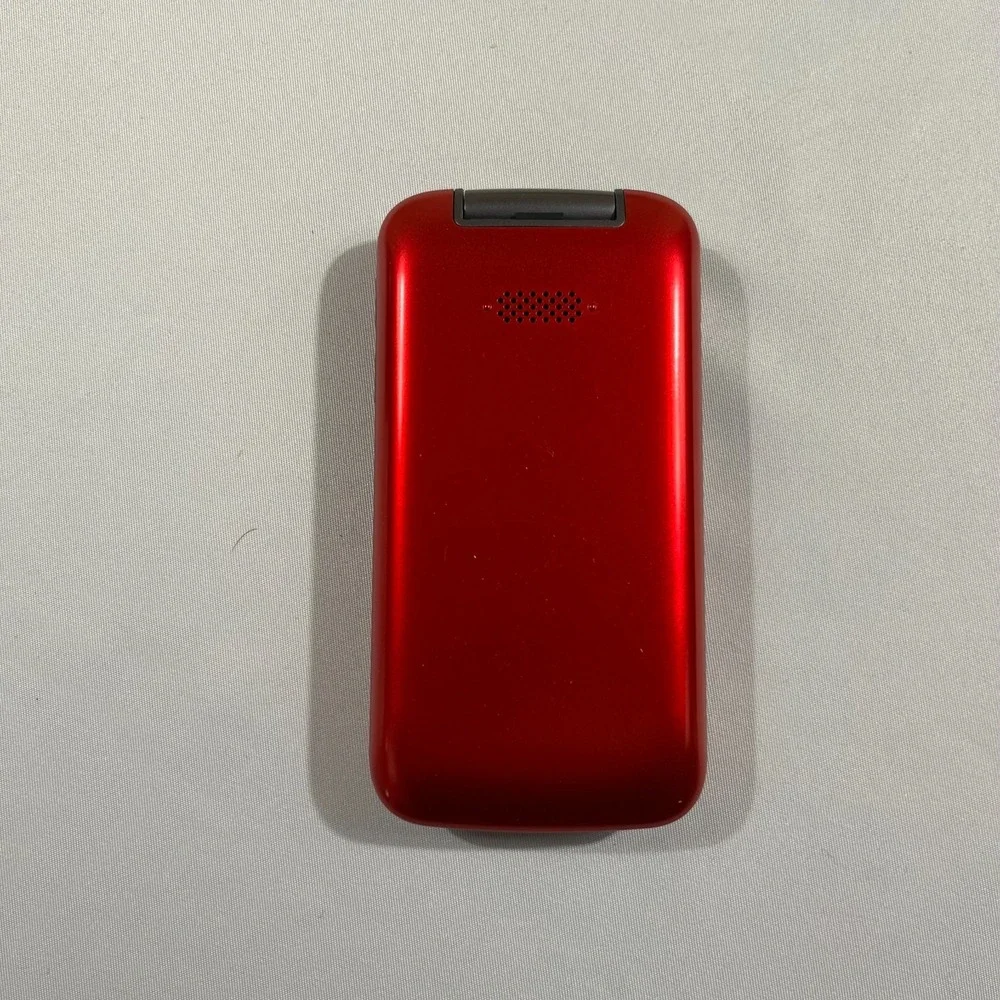 Jitterbug Flip2 Cell Phone for Seniors Red Lively GreatCall Large Buttons Works